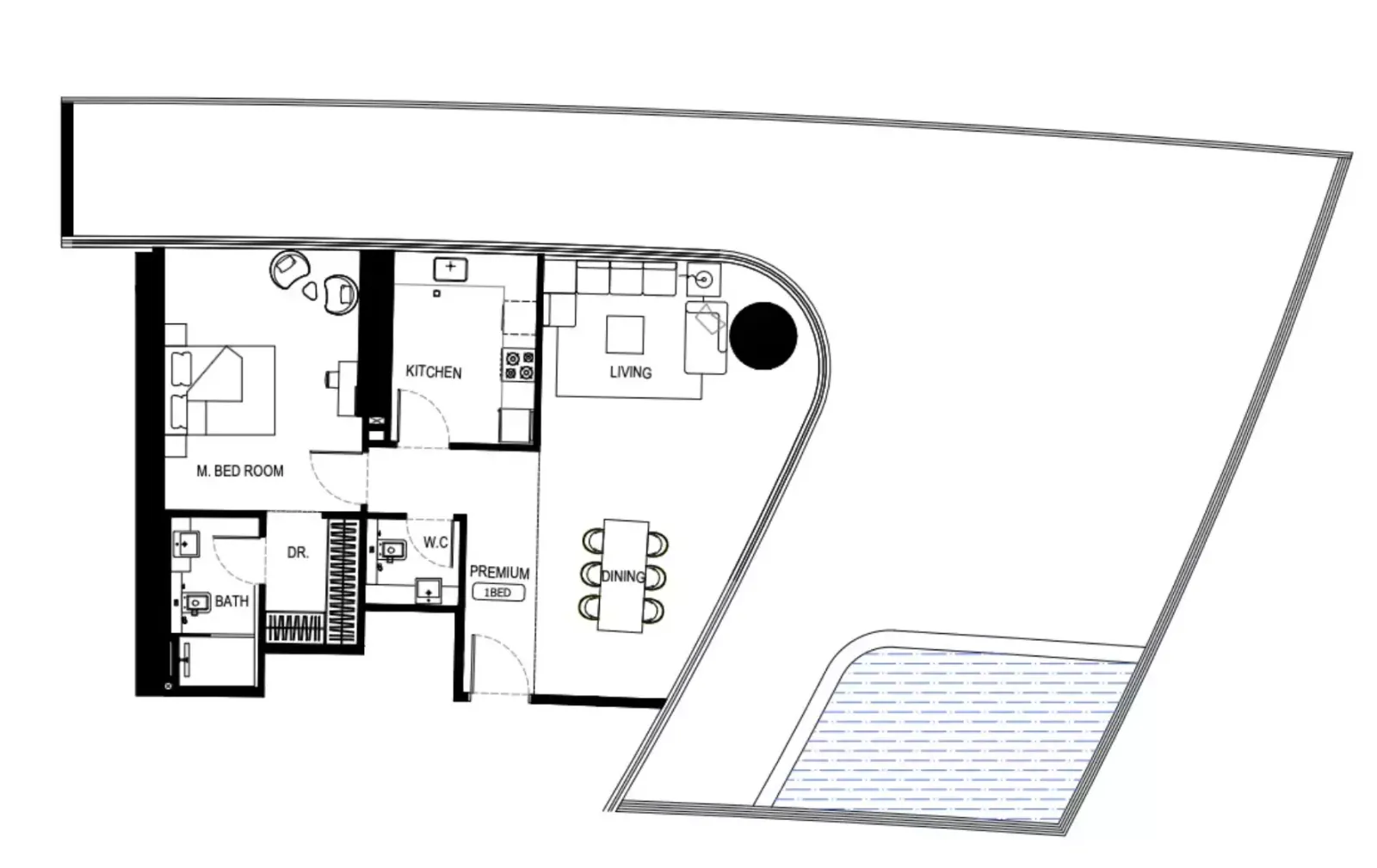 Floor plan for Type B