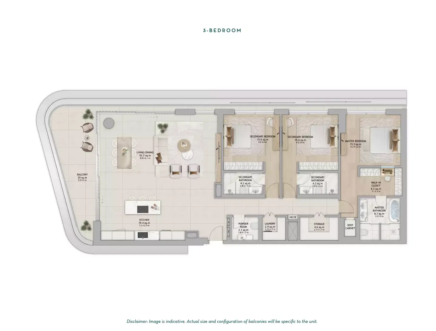 Floor plan for Type A