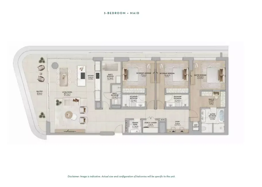 Floor plan for Type B