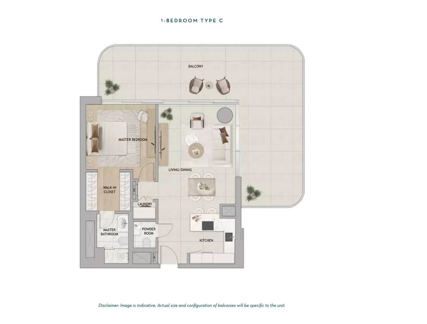 Floor plan for Type C