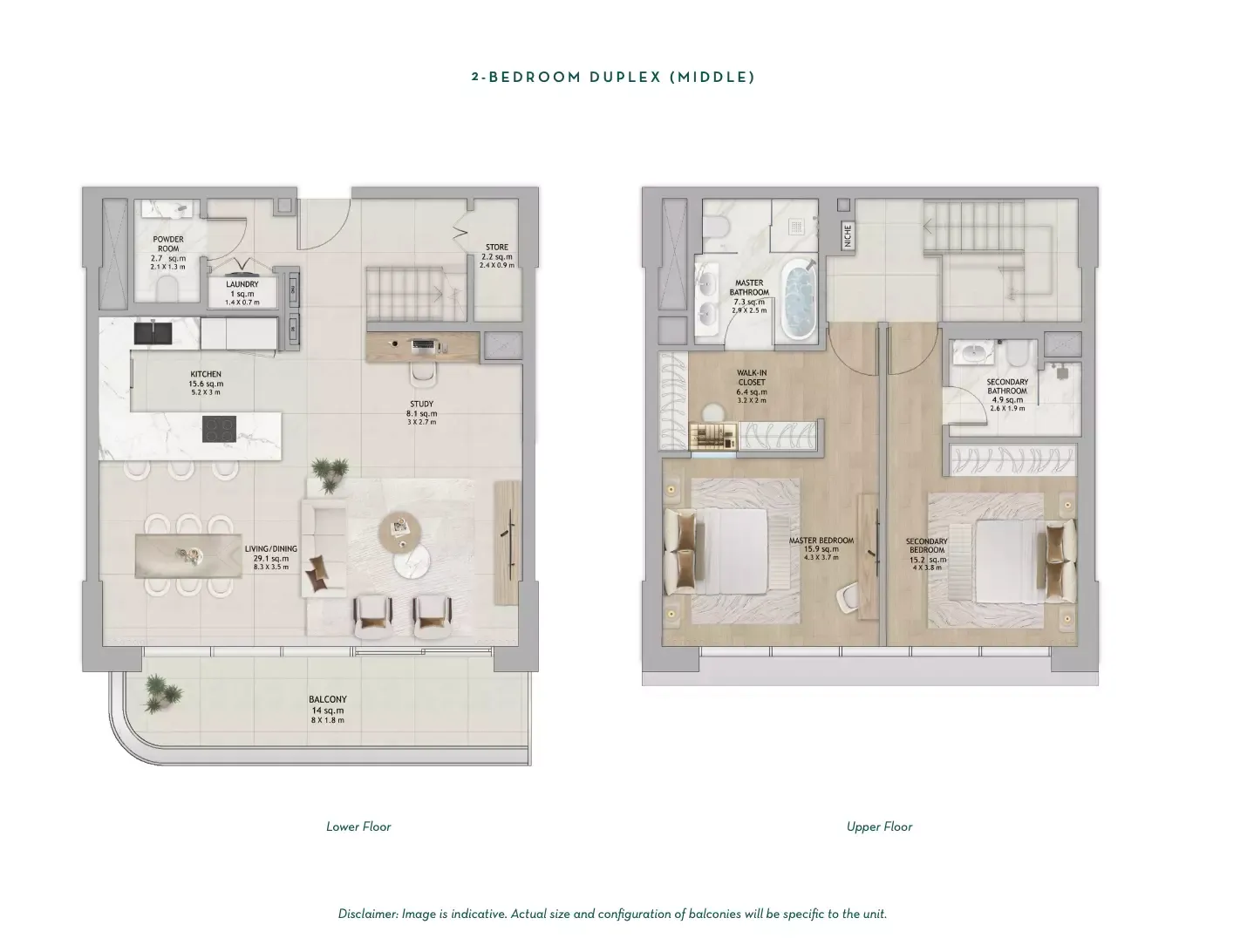 Floor plan for Type B