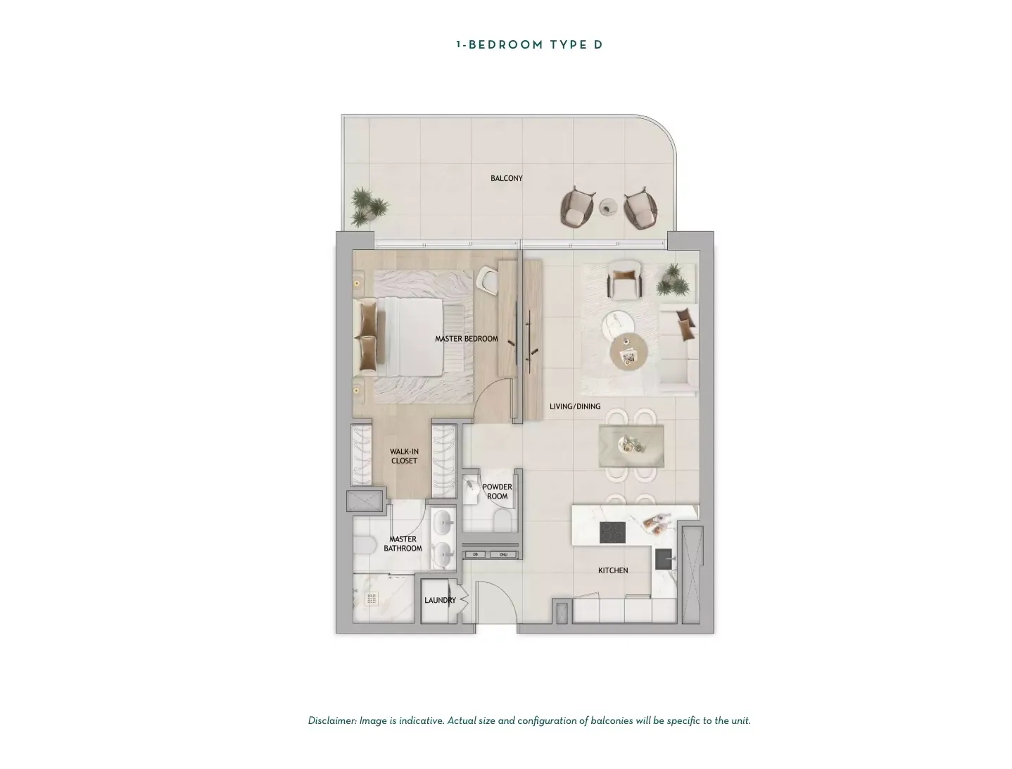 Floor plan for Type D