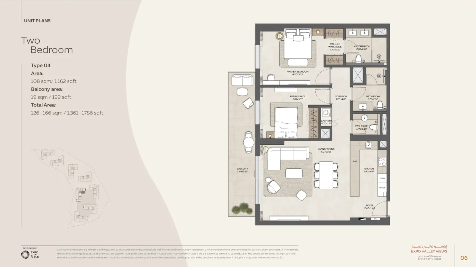 Floor plan for Type 04