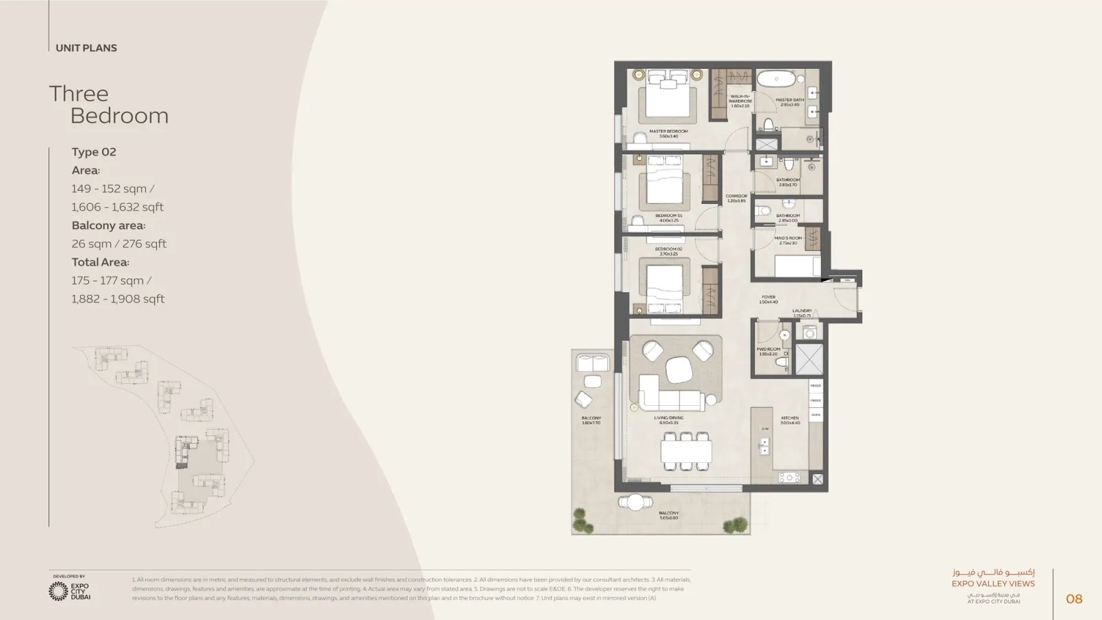 Floor plan for Type 02