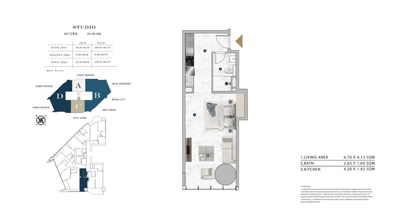 Floor plan for Type D602