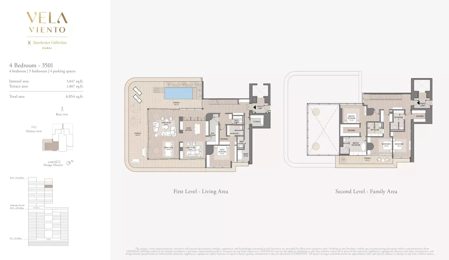 Floor plan for Type 3501