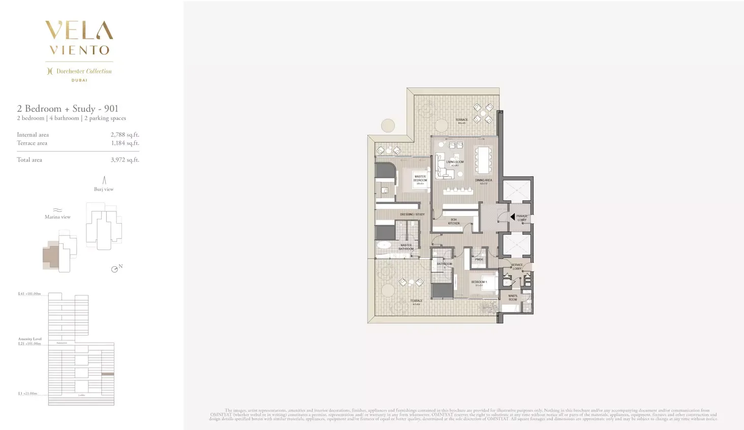 Floor plan for Type 901