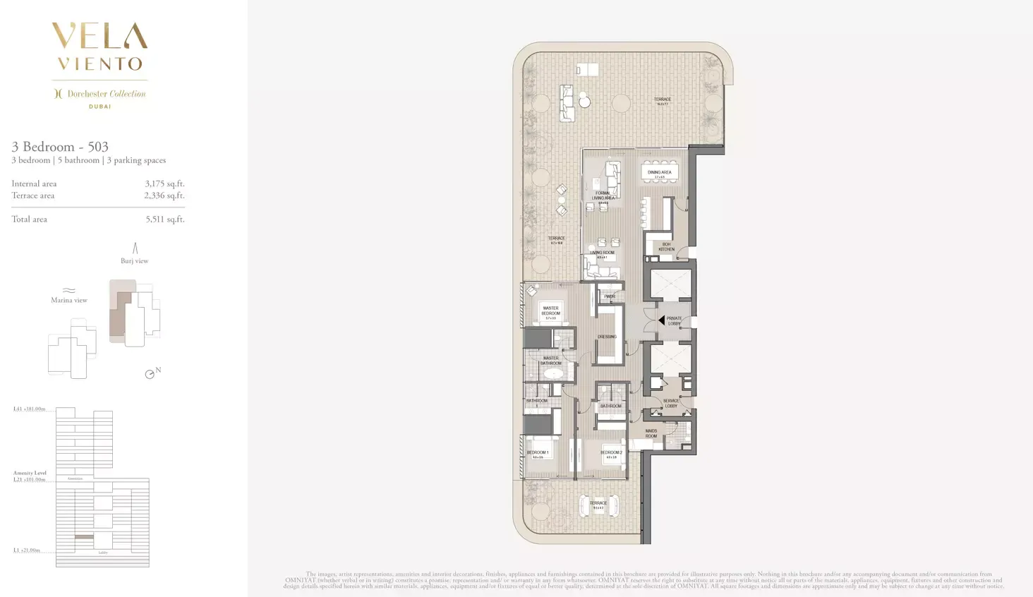 Floor plan for Type 503