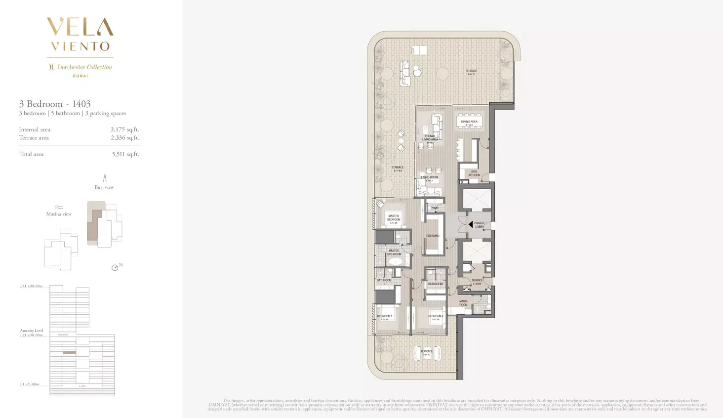 Floor plan for Type 1303