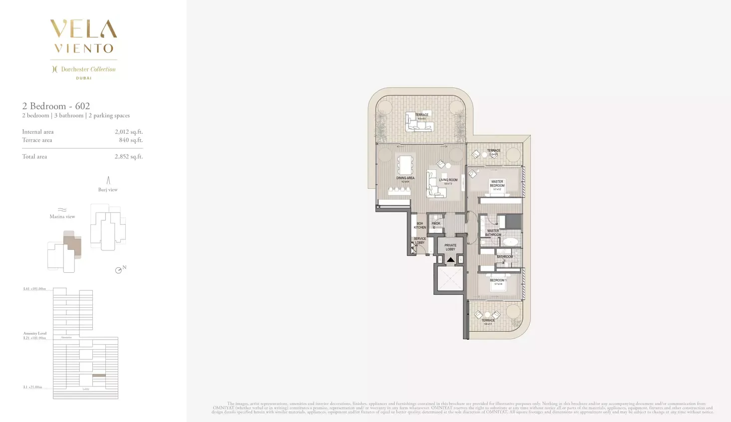 Floor plan for Type 602