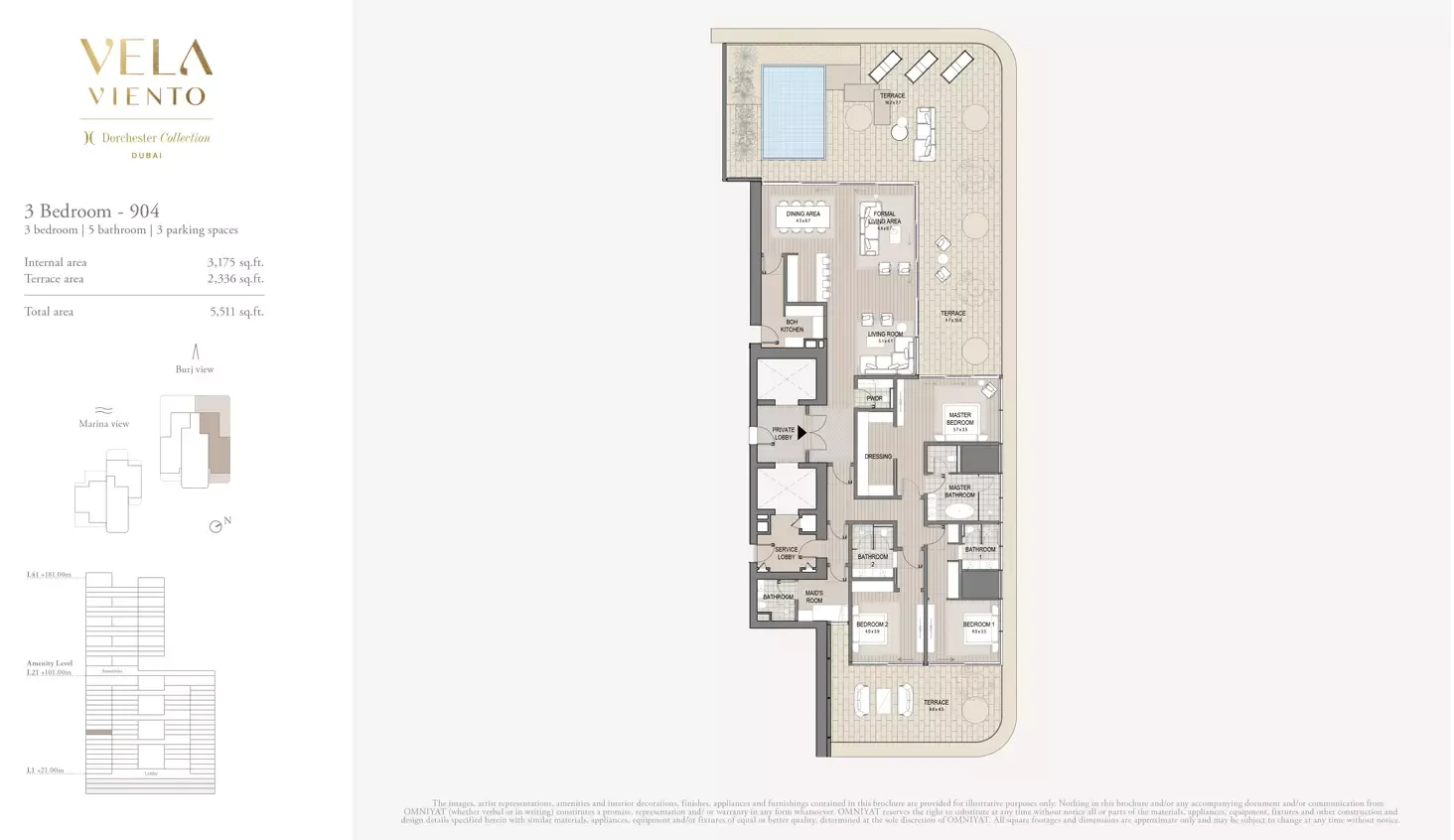 Floor plan for Type 904
