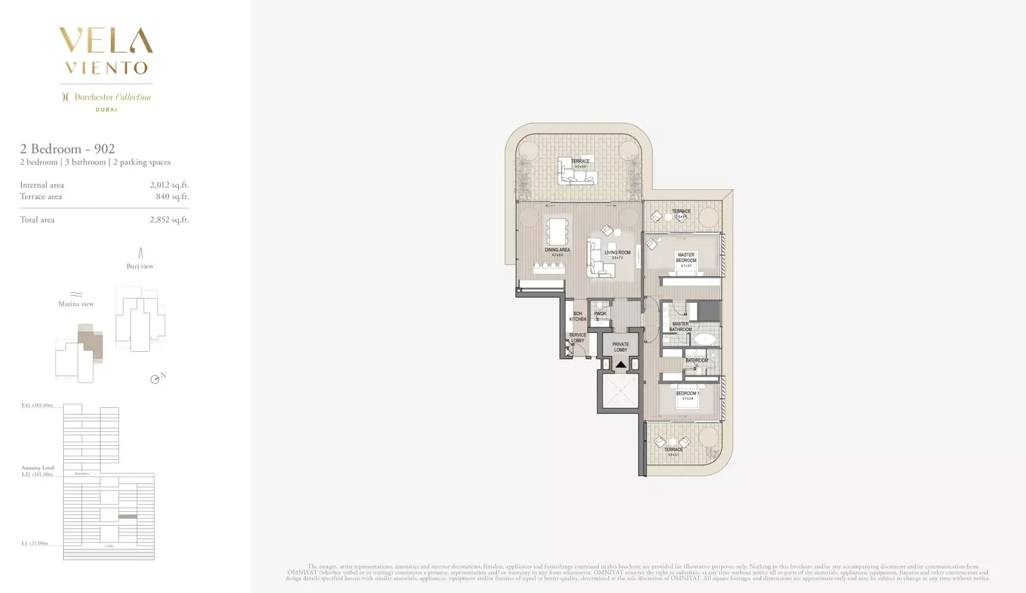 Floor plan for Type 902