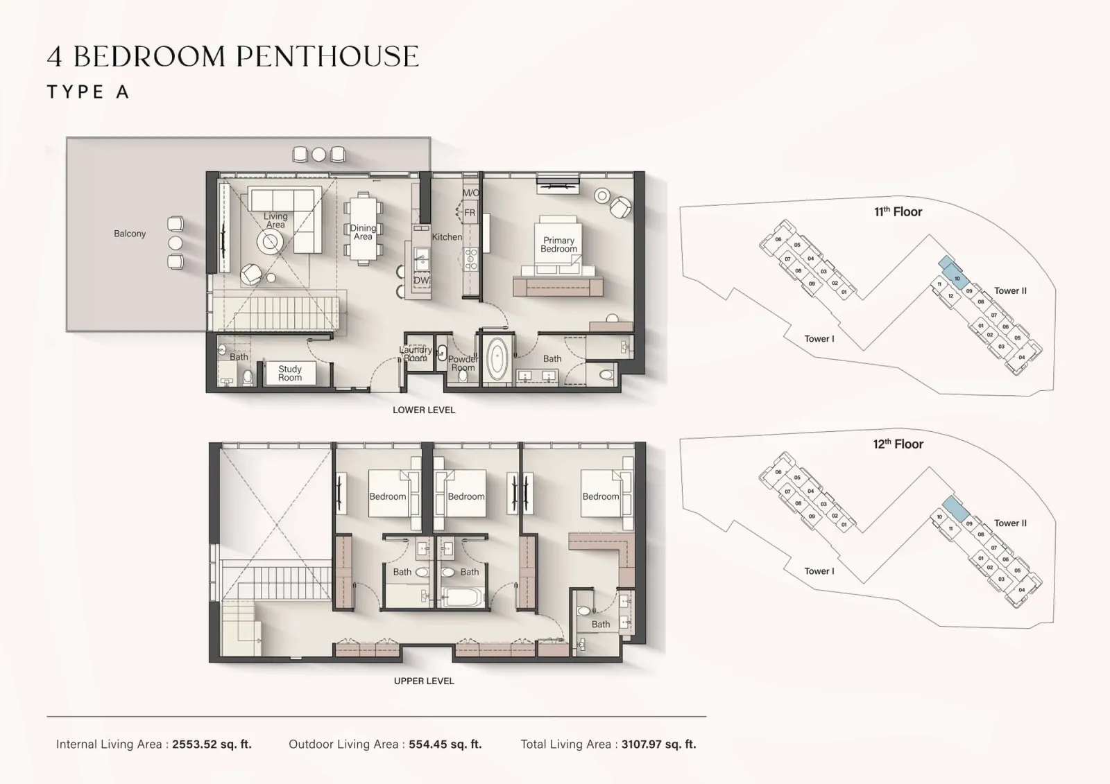 Floor plan for Type A