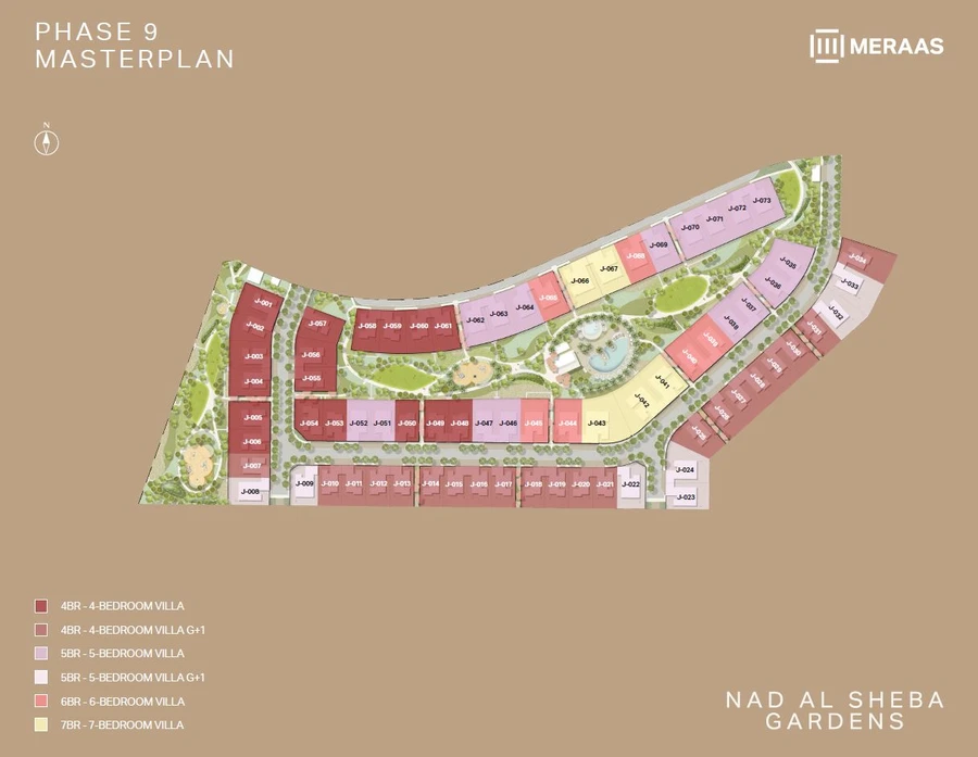 Nad Al Sheba Gardens Phase 9 master plan