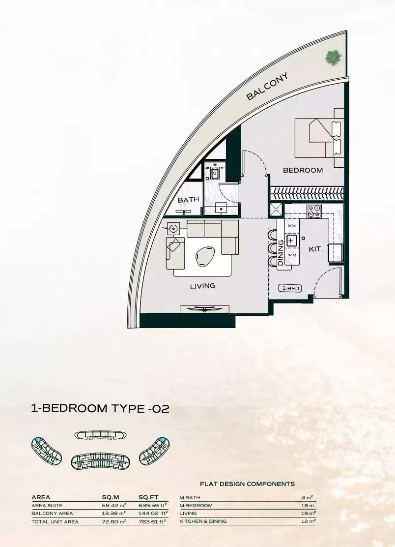 Floor plan for Type 02