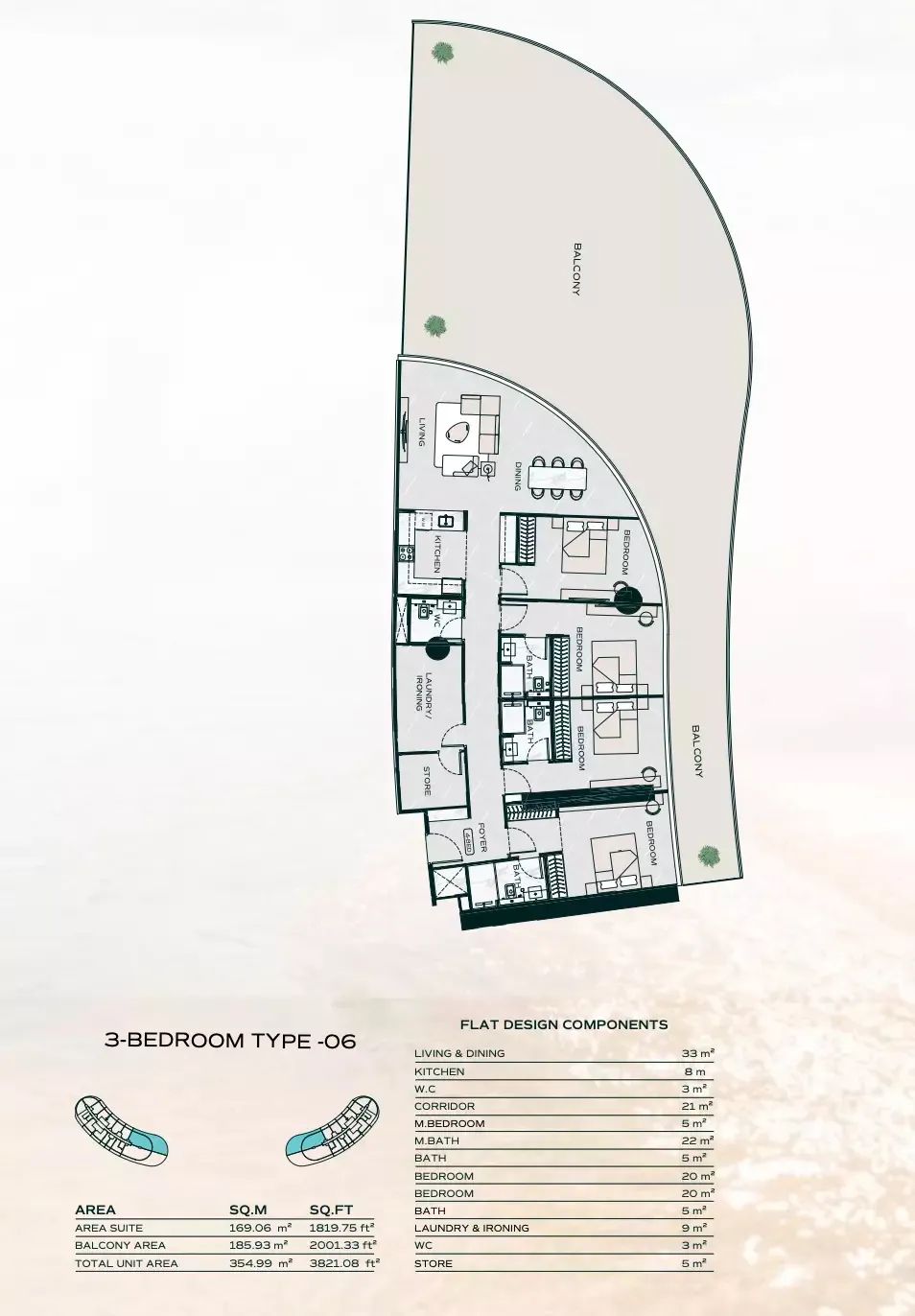 Floor plan for Type 06