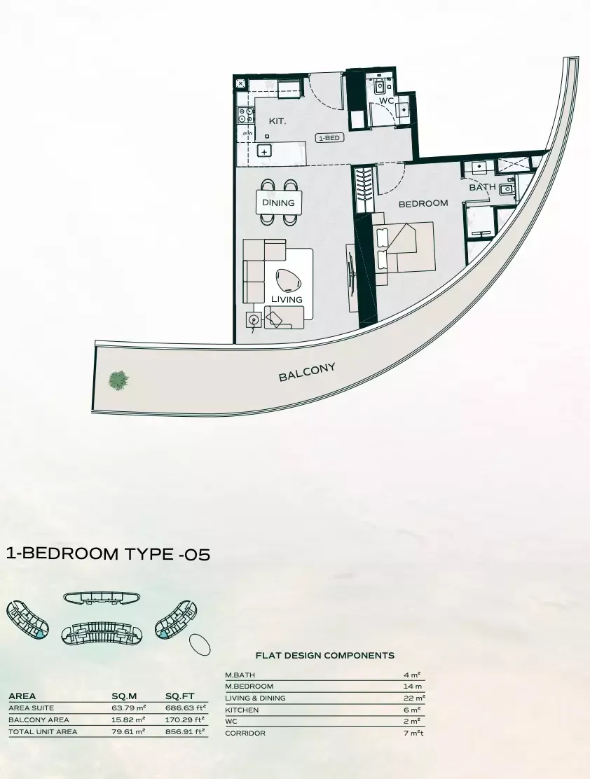 Floor plan for Type 05