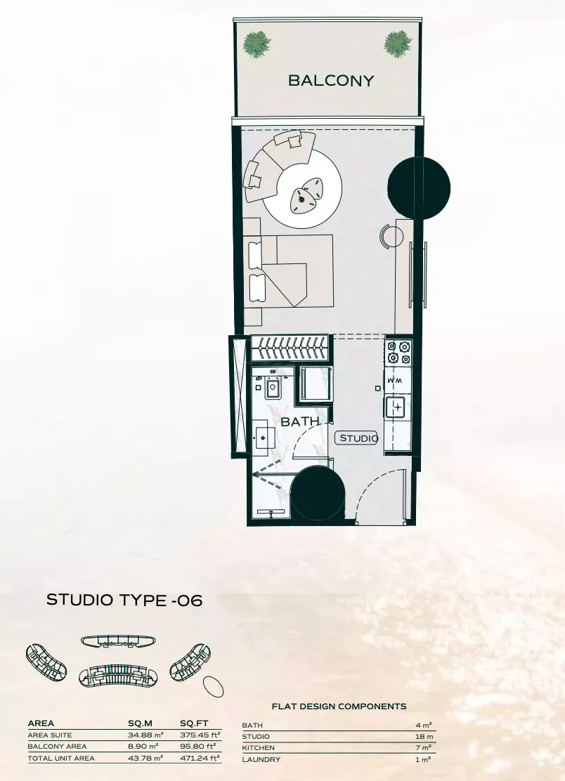 Floor plan for Type 06