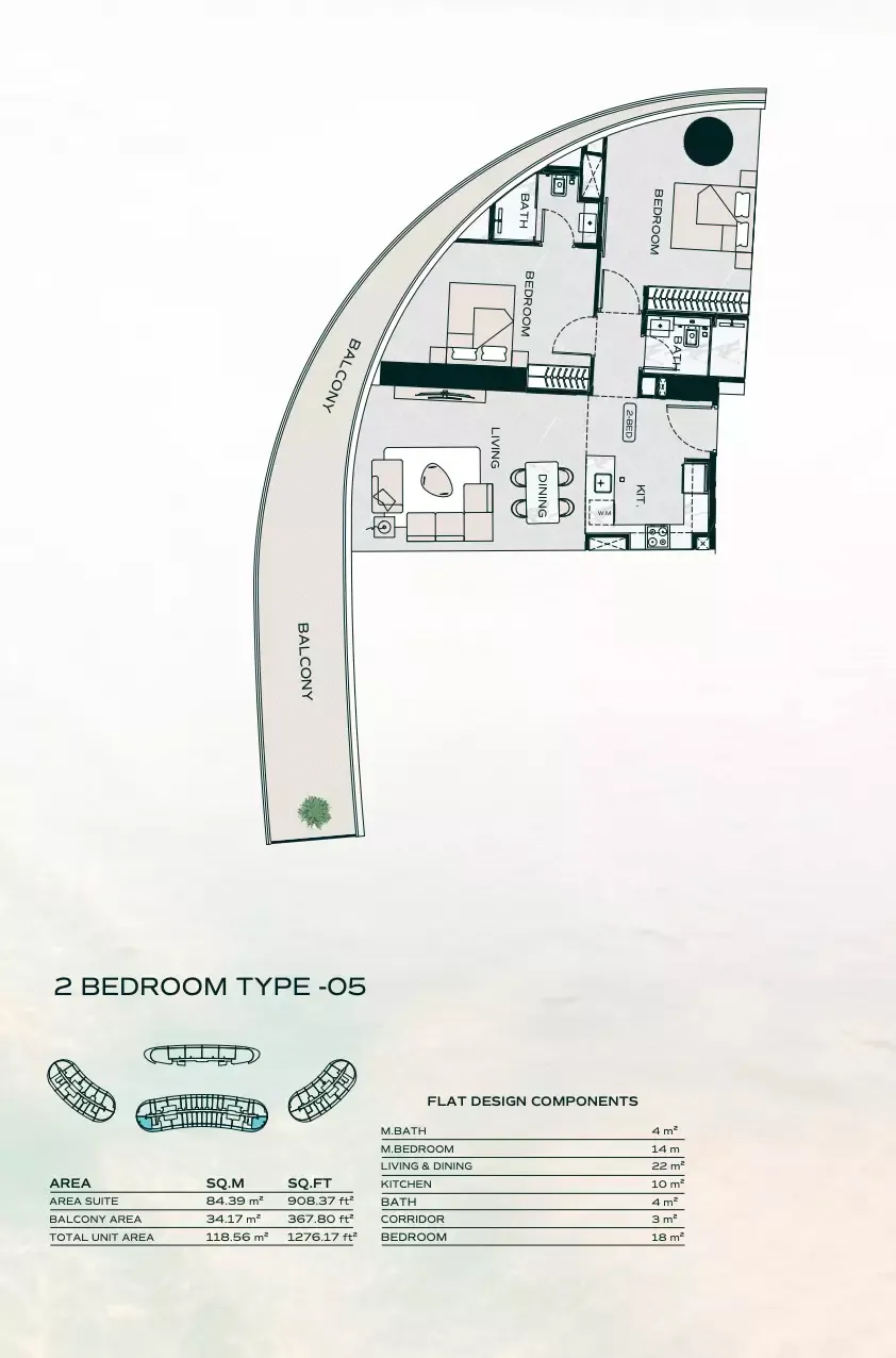 Floor plan for Type 05