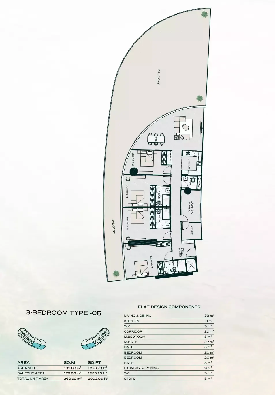 Floor plan for Type 05