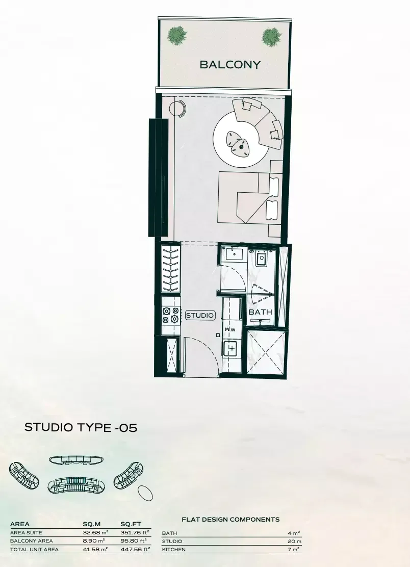 Floor plan for Type 05