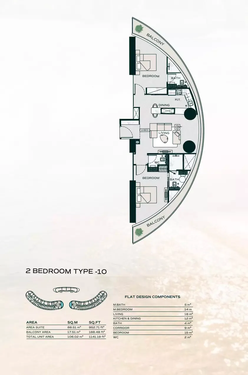 Floor plan for Type 10