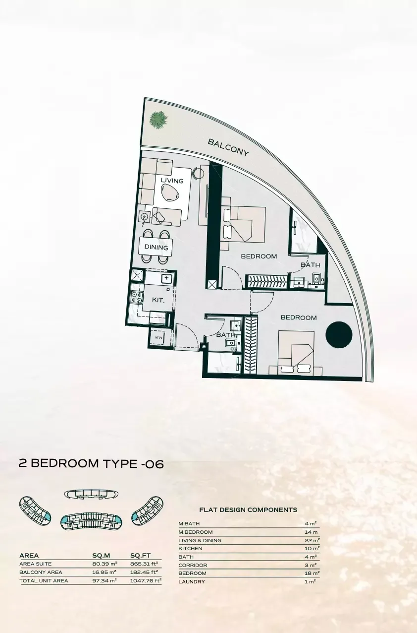 Floor plan for Type 06
