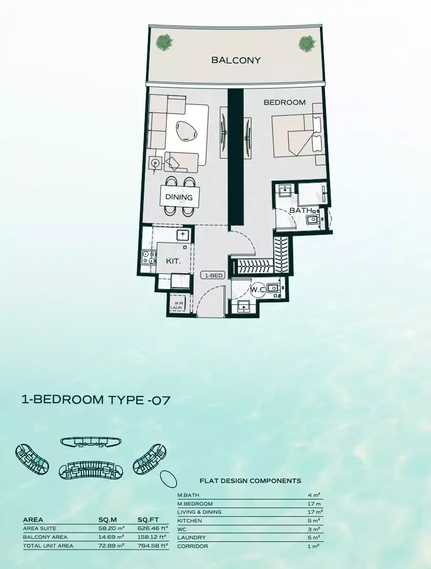 Floor plan for Type 07