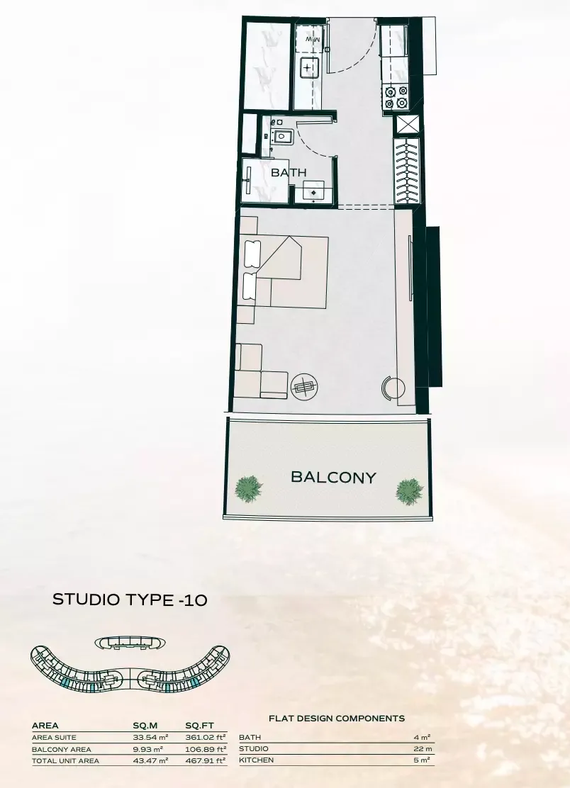 Floor plan for Type 10
