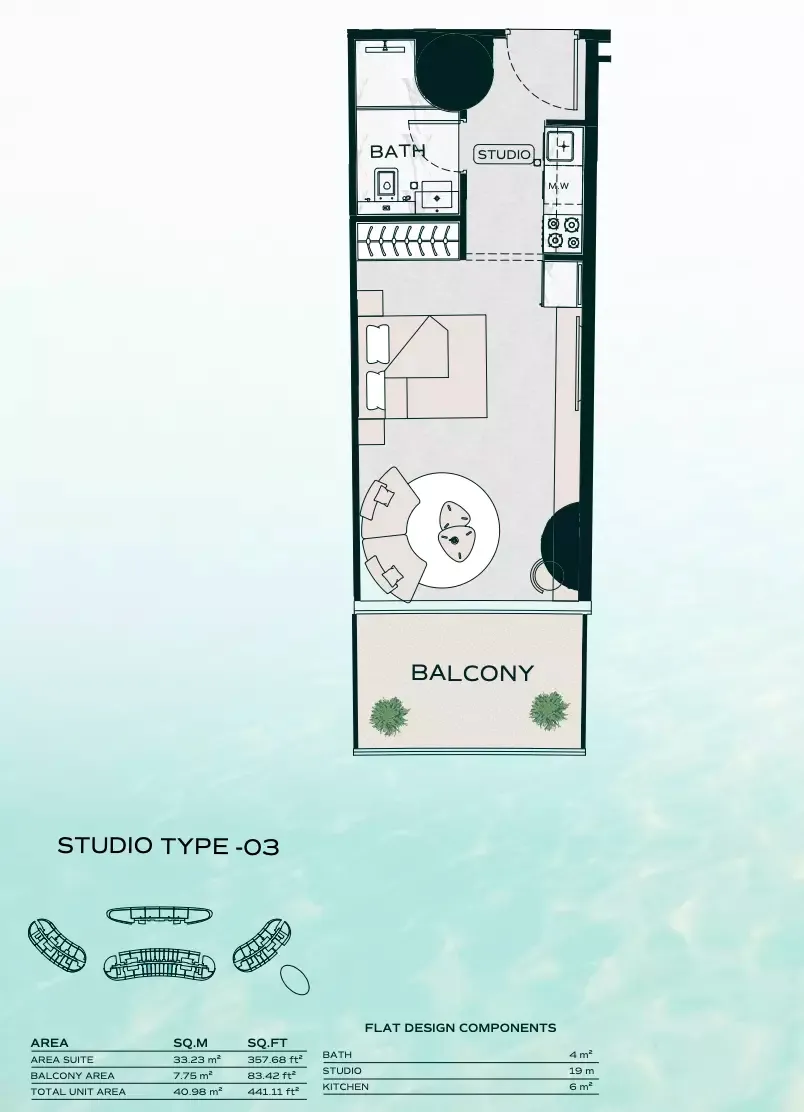 Floor plan for Type 03