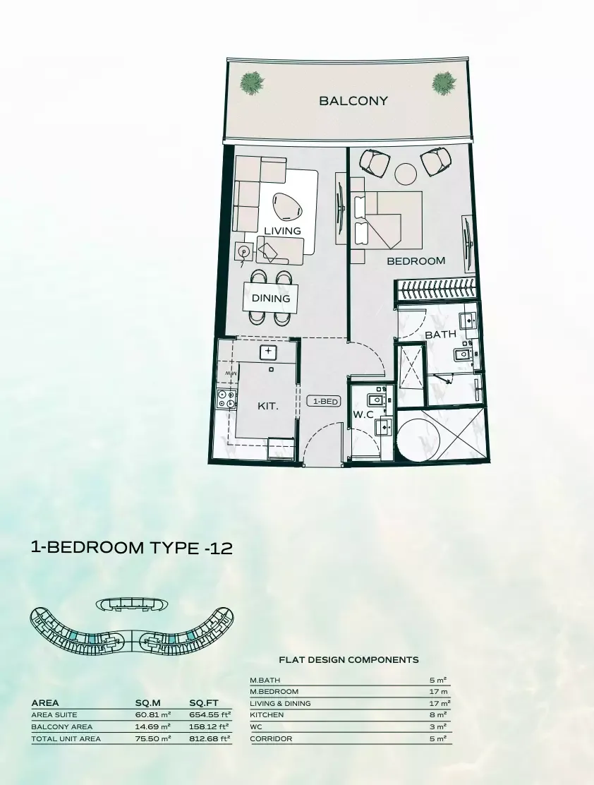 Floor plan for Type 12