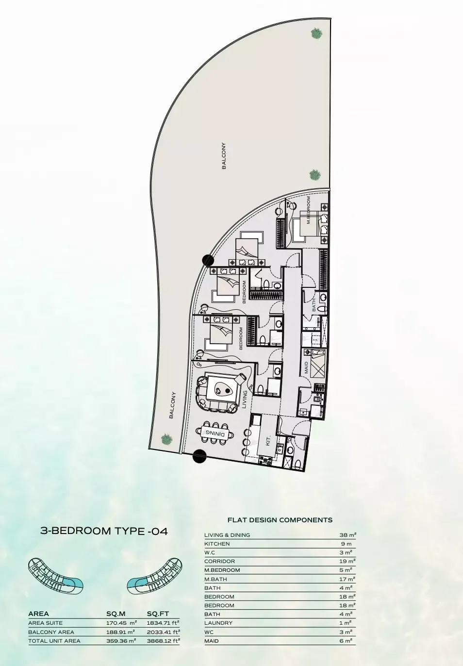Floor plan for Type 04
