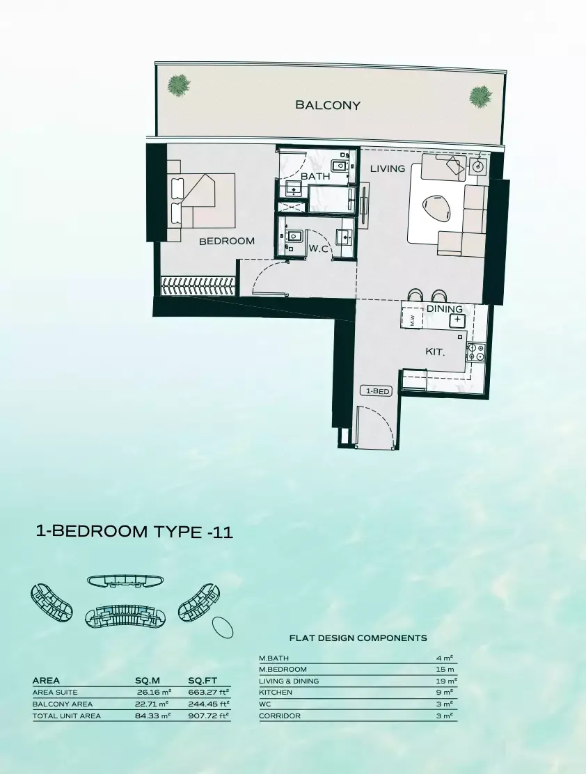 Floor plan for Type 11