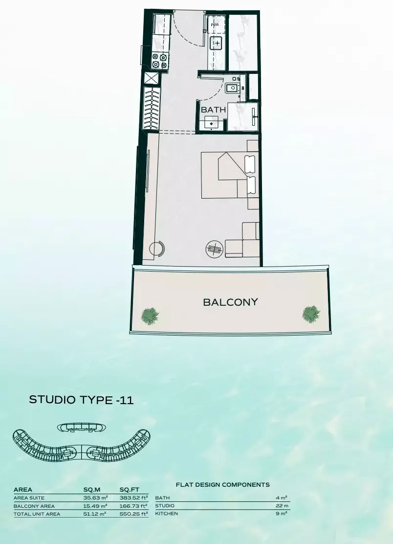 Floor plan for Type 11