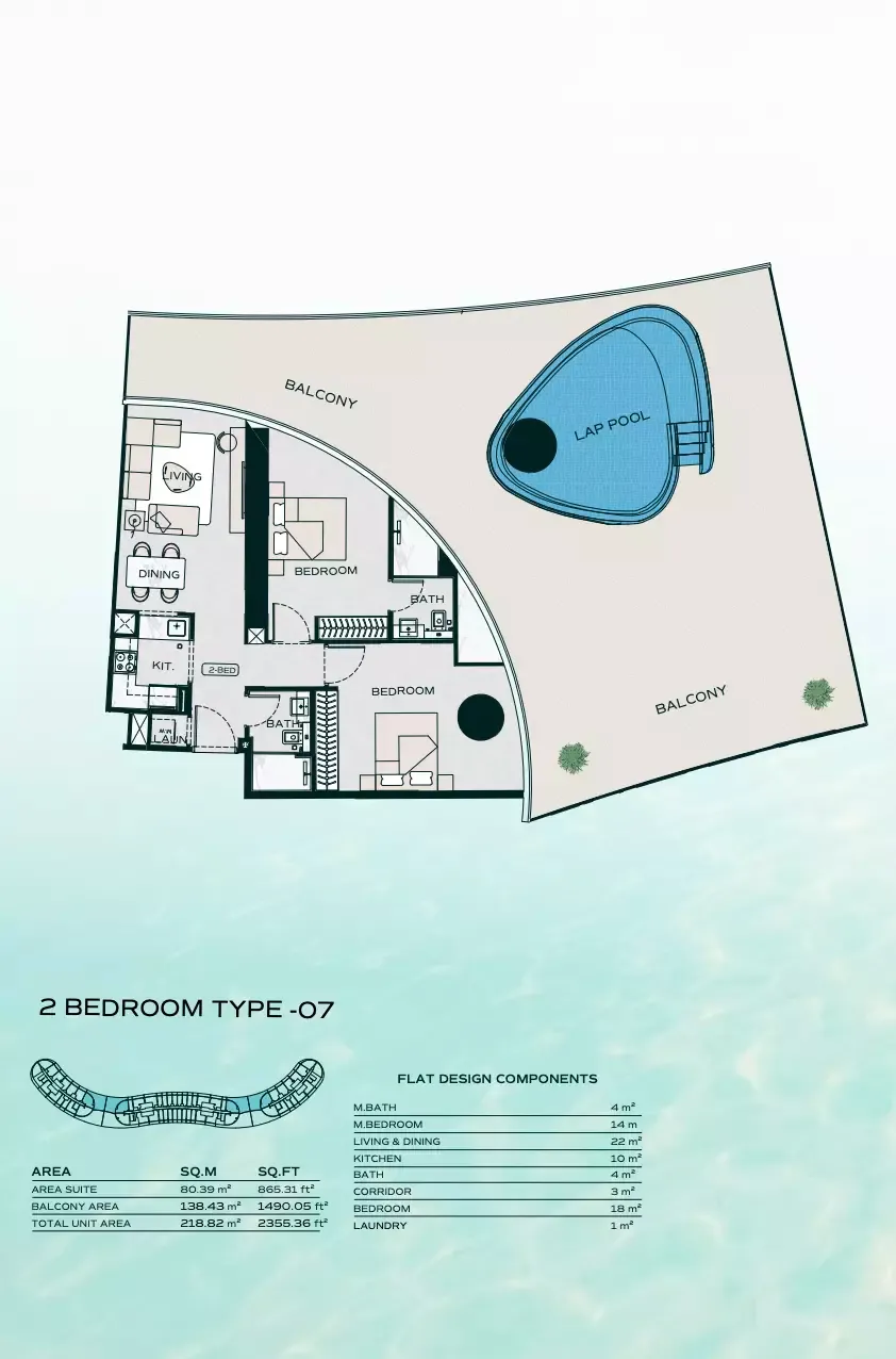 Floor plan for Type 07
