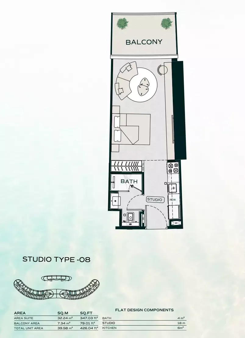 Floor plan for Type 08