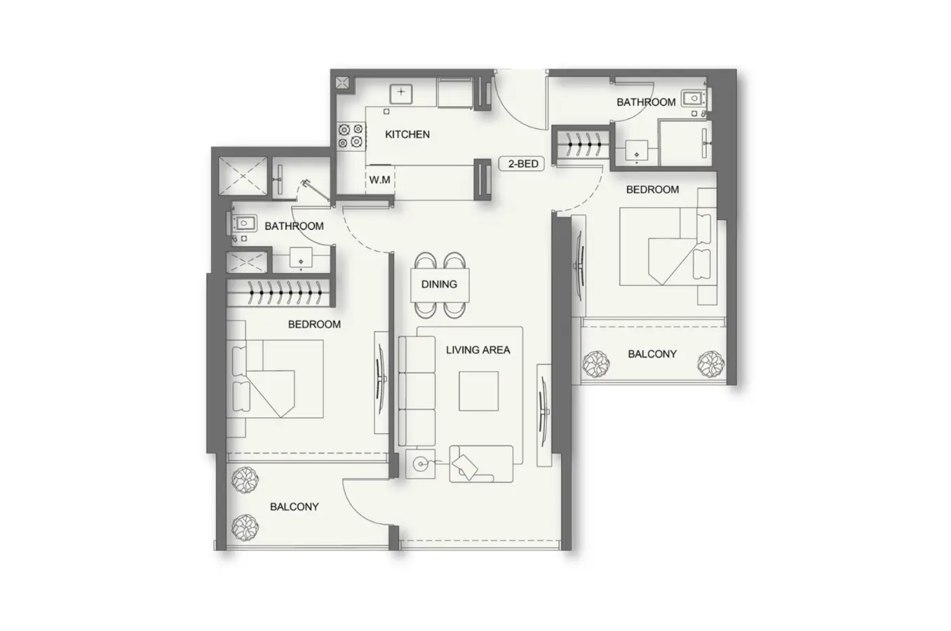 Floor plan for Type 2