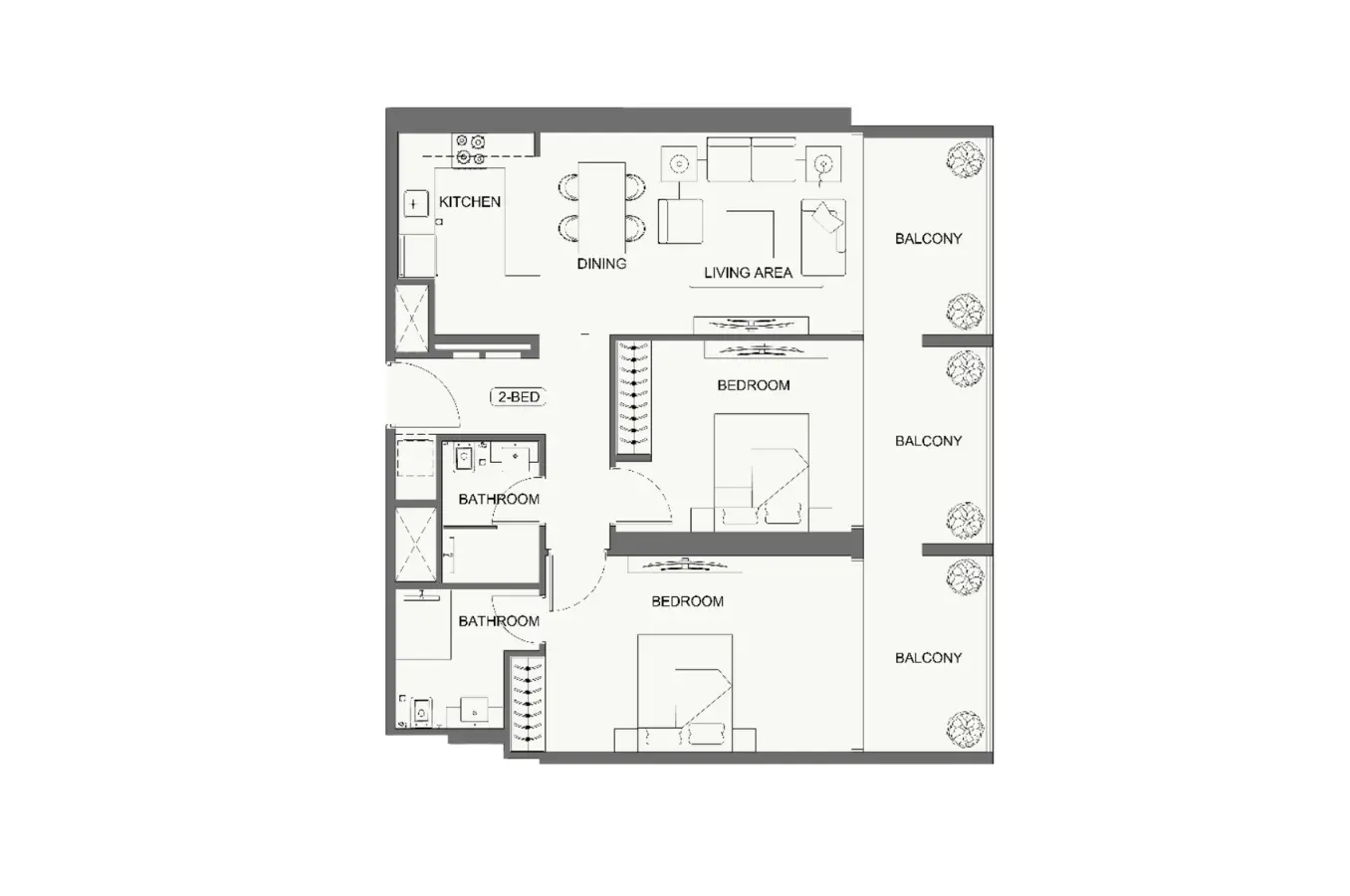 Floor plan for Type 6
