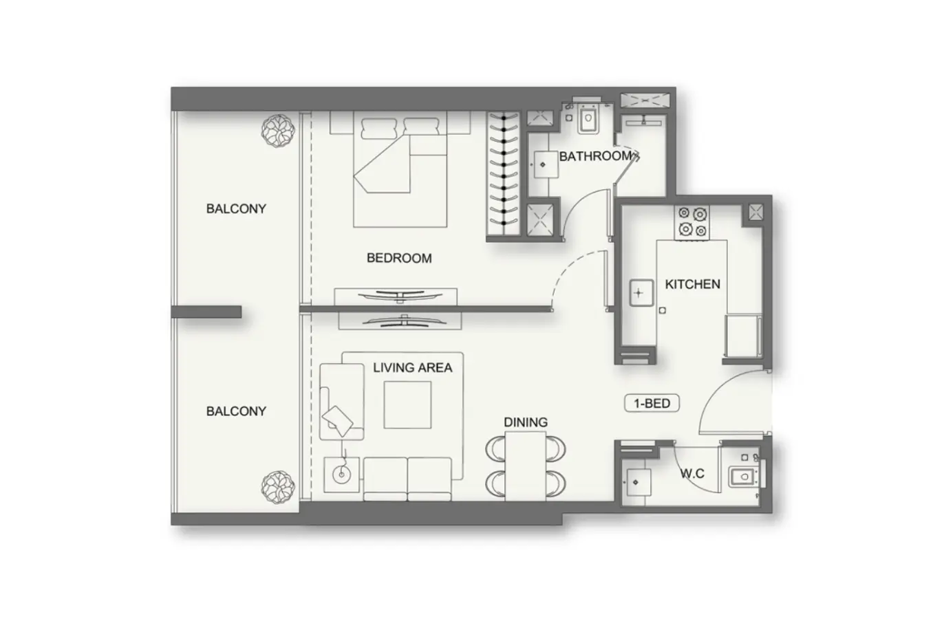 Floor plan for Type 6