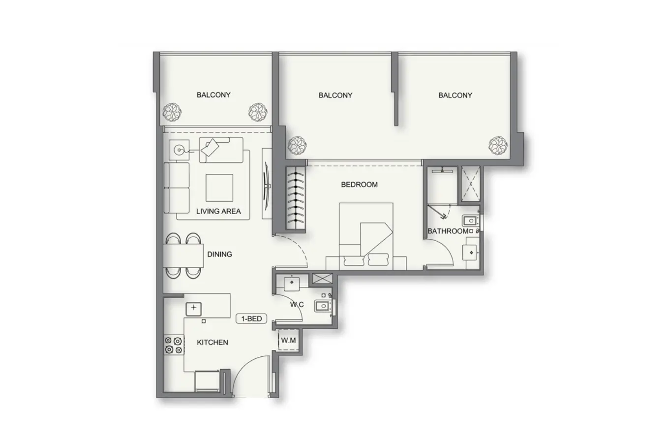 Floor plan for Type 3