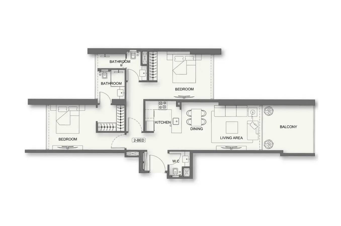 Floor plan for Type 1