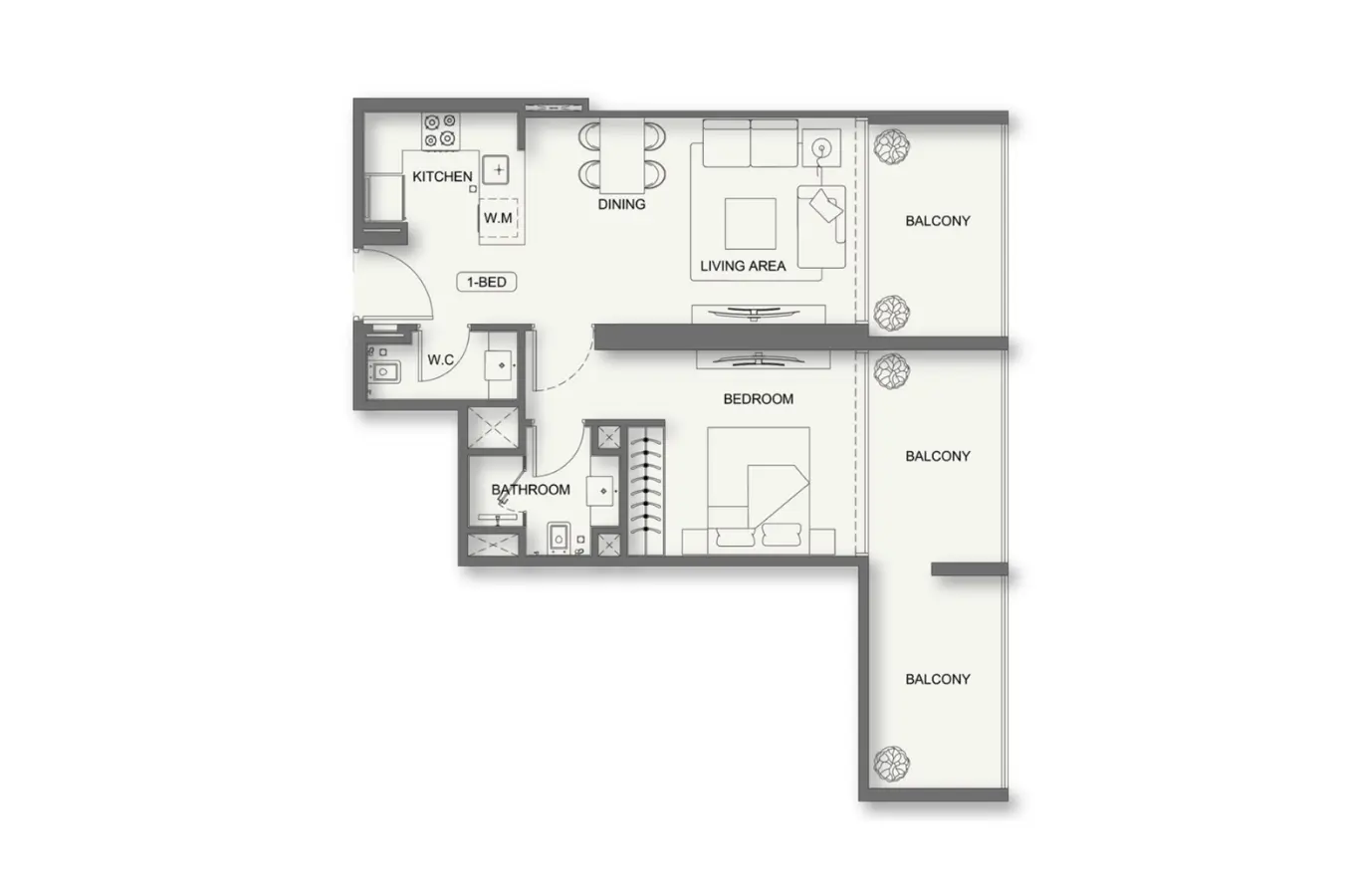 Floor plan for Type 8