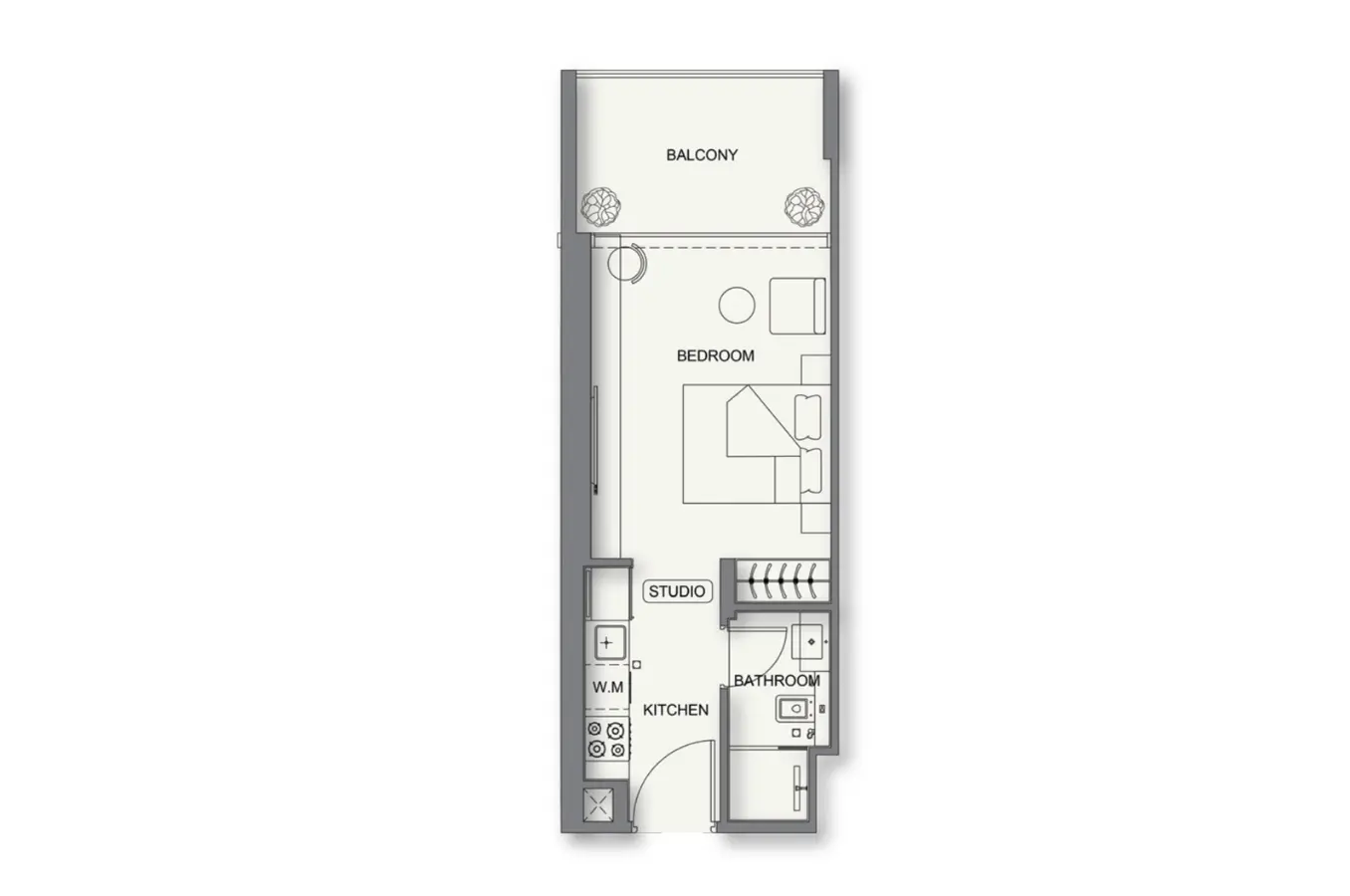 Floor plan for Type 1