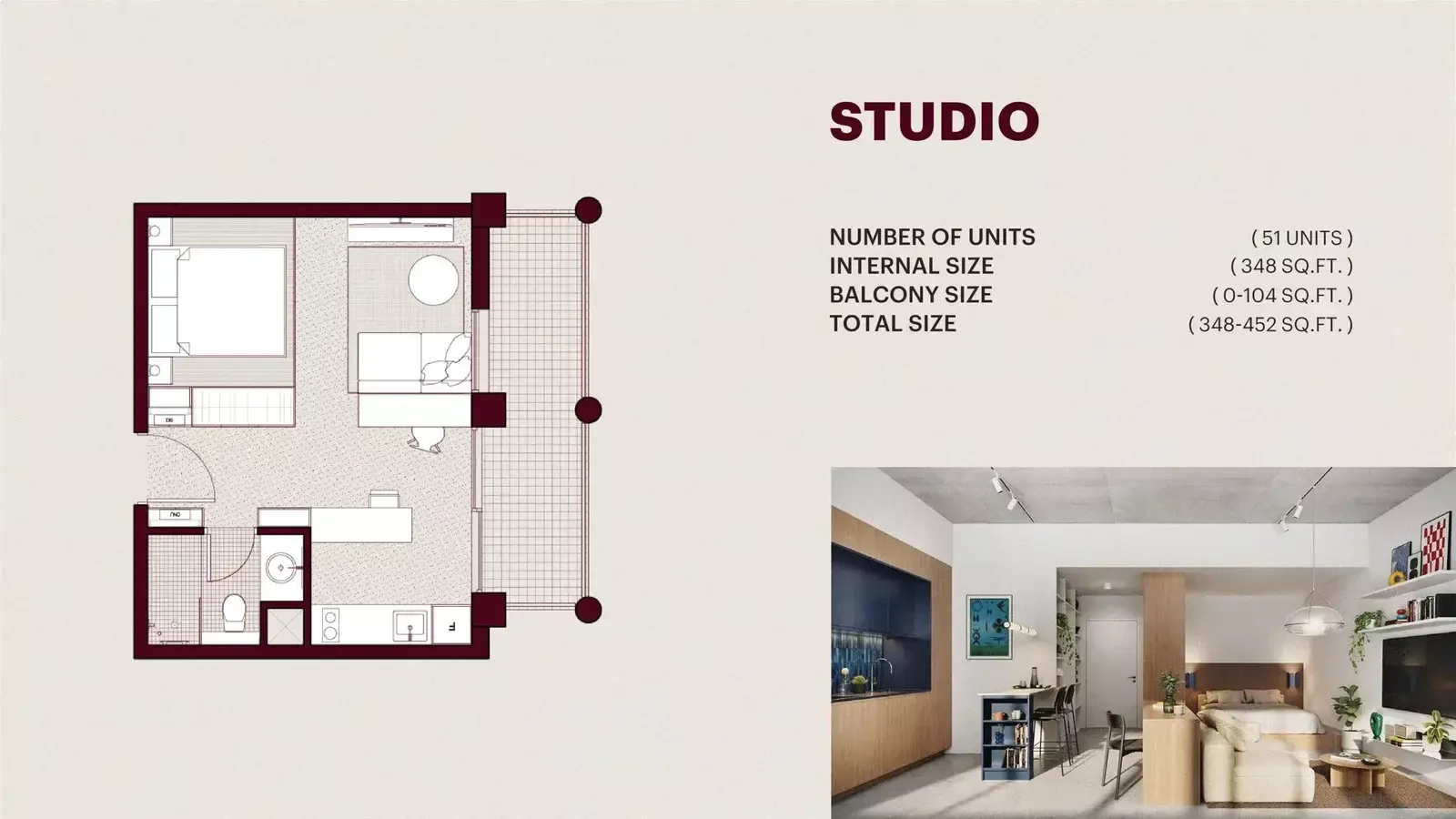 Floor plan for Type A