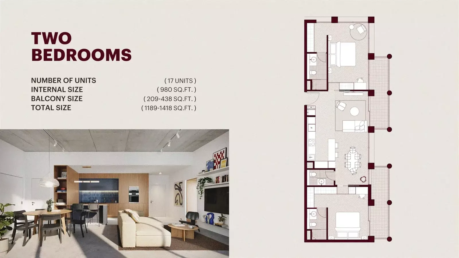Floor plan for Type A