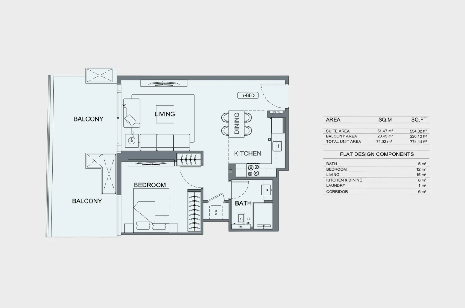Floor plan for Type 02
