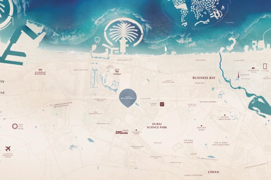 Binghatti Etherea master plan