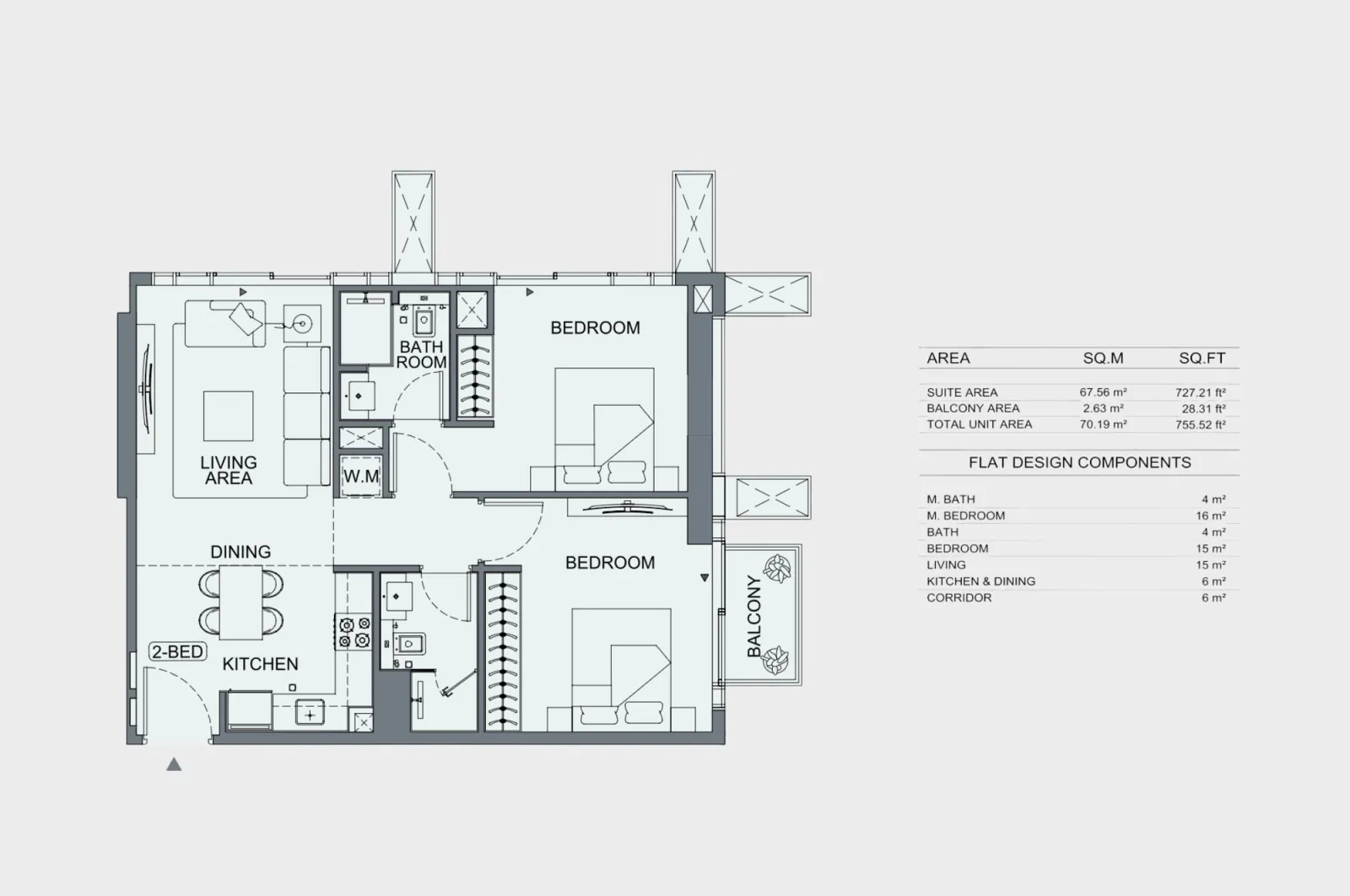 Floor plan for Type 04