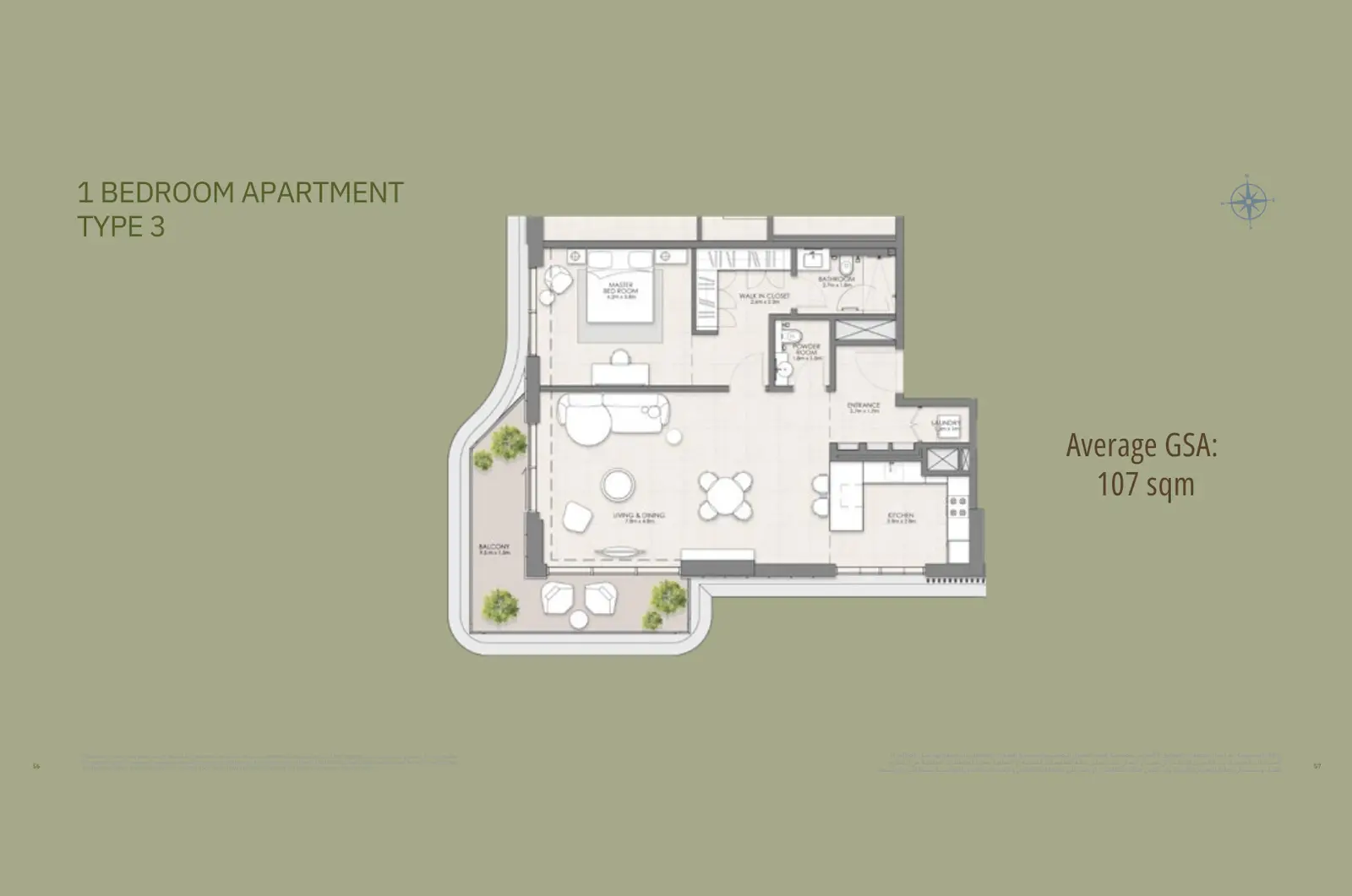 Floor plan for Type 3
