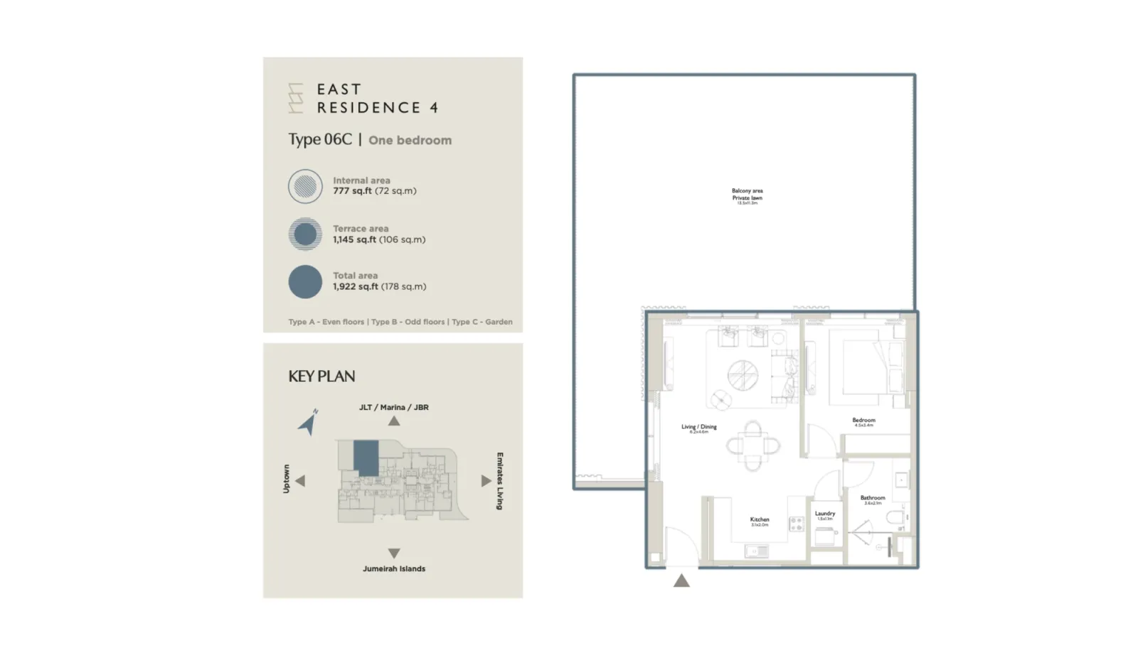 Floor plan for Type 06C